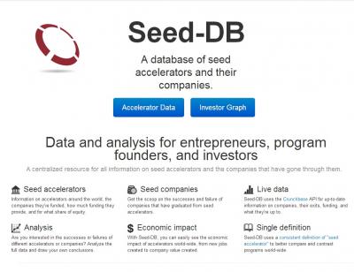 Seed-DB. A database of seed accelerators and their companies.