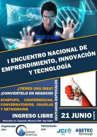 I Encuentro nacional de Emprendimiento, Innovacin y Tecnologa.
