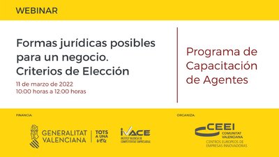 Formas jurdicas posibles para un negocio. Criterios de Eleccin