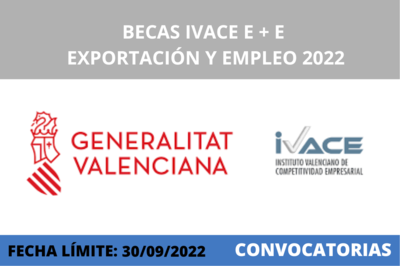 Becas Ivace E+E 2022 solicitantes de beca