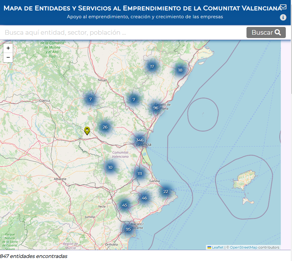 La Comunitat Valenciana ya cuenta con cerca de 900 puntos de atencin a personas emprendedoras y pymes