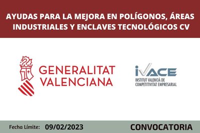 Ayudas mejora �reas industriales 2023 IVACE