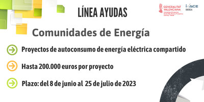 Ayudas Comunidades de Energías Renovables 2023 - Instalaciones autoconsumo energía eléctrica