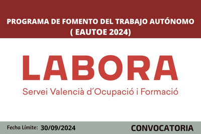 EAUTOE 2024 - Programa de Fomento del Trabajo Autnomo 