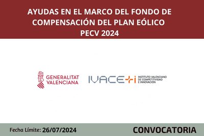 Ayudas Fondo de compensación Plan eólico 2024 PECV