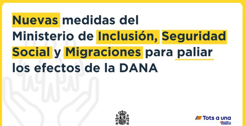 Ayudas Ministerio INclusión DANA