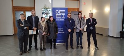 En la Imagen: Rafael Escamilla, Director Relaciones Externas Ivace - Héctor Torrente, Director IBIAE - Ester Olivas, Dir. Gral de Emprendimiento e Internacionalización - Lucía Pascual, Presidenta de