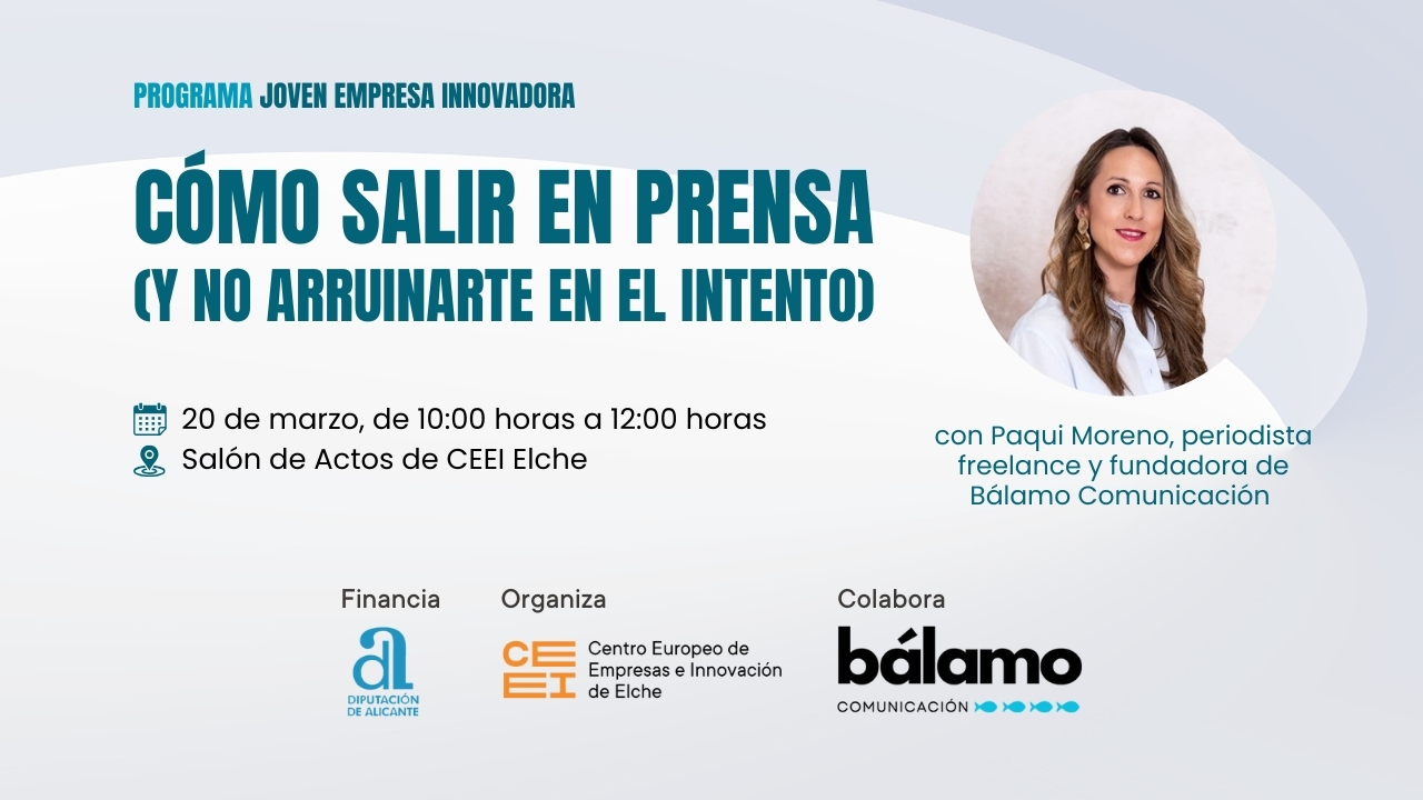 Ponencia Cómo salir en prensa