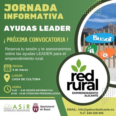 JORNADA BUSOT AYUDAS LEADER