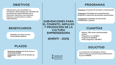 Subvenciones EMENTI 2025
