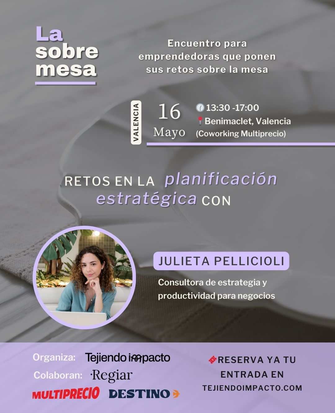 Cartel La Sobremesa - V Edición