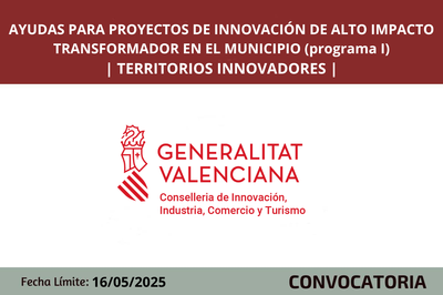 Ayudas para proyectos de innovación de alto impacto transformador en el municipio