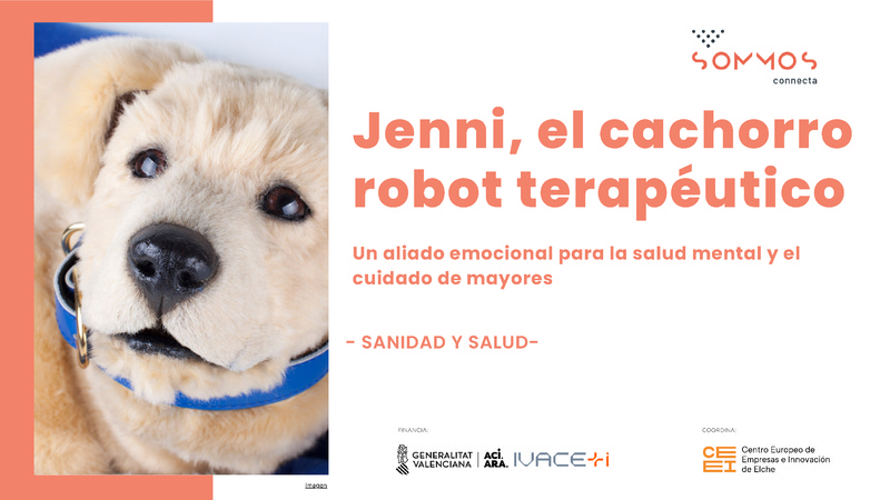 Jenni, el cachorro robot terapéutico