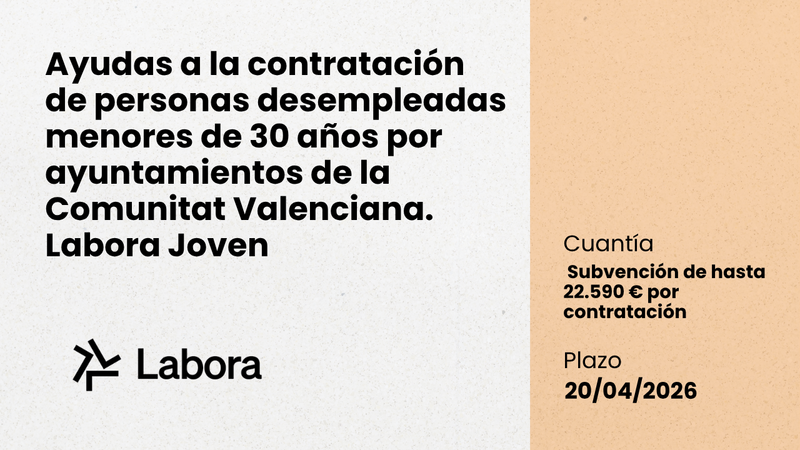 labora joven