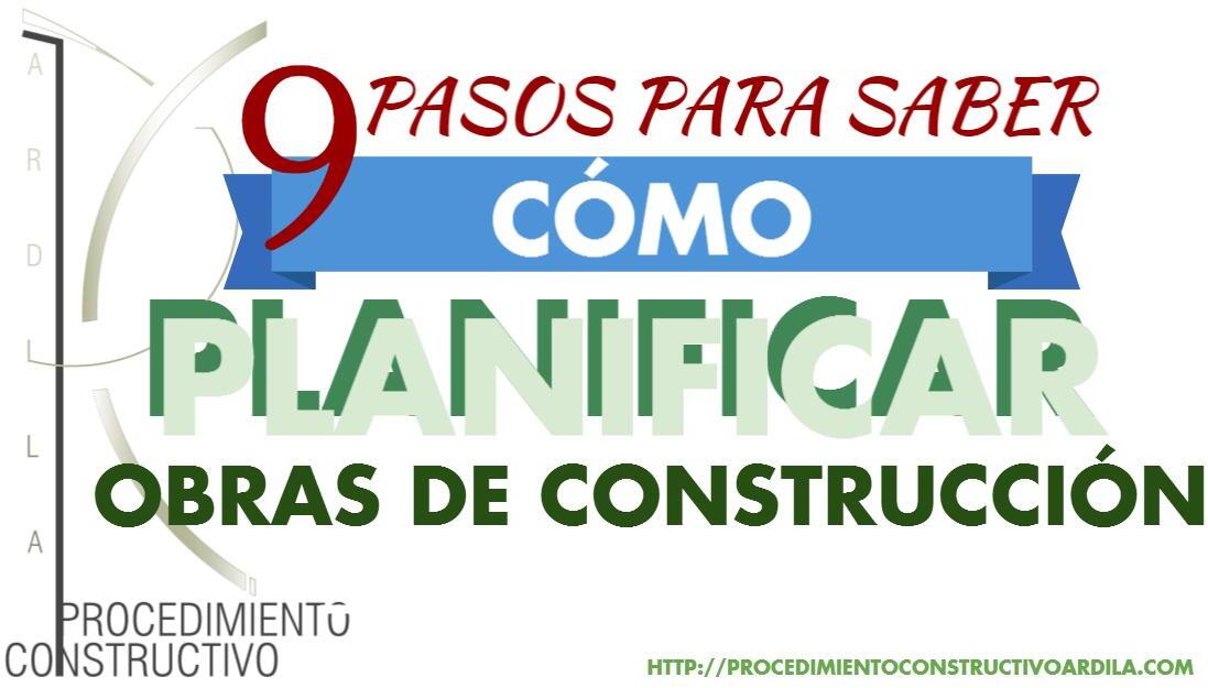 Planificación de Obra