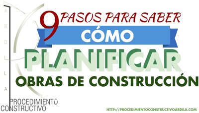 Planificación de Obra