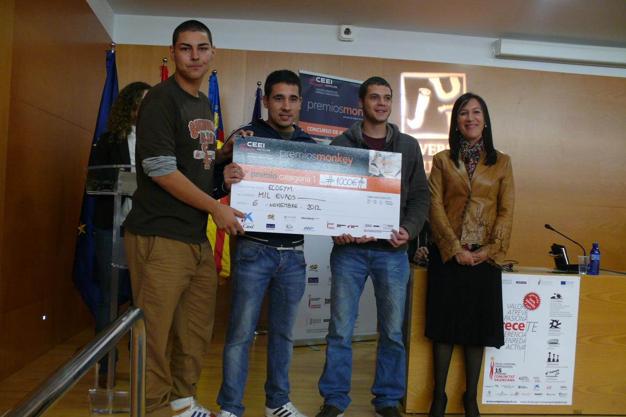 Proyecto Ecogym. Premios Monkey 2012. Emprende+