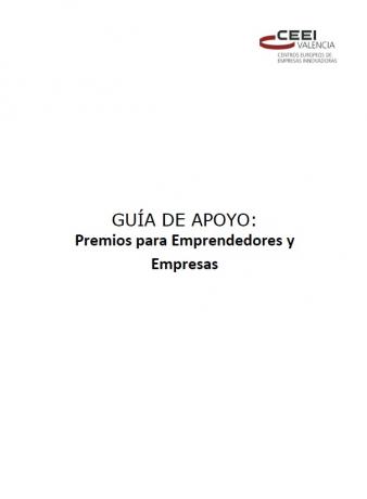 portada guía apoyo premios emprendedores empresas