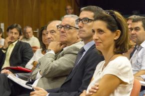 Inmaculada Bea, Justo Vellón, Pepe Portilla y Jesús Casanova asistentes a la presentación del DPECV2013