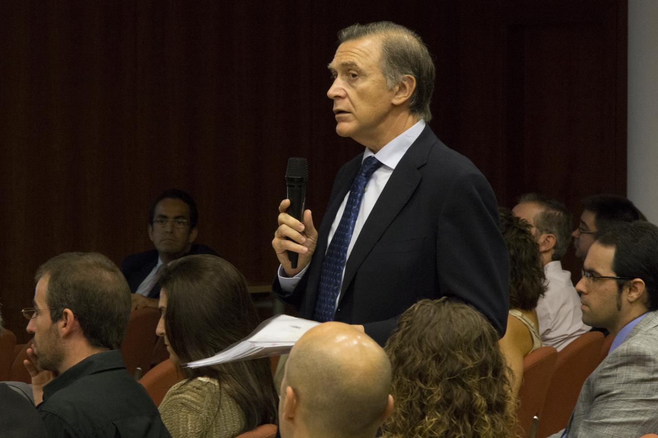 José Luis San Juan en la presentación del DPECV2013