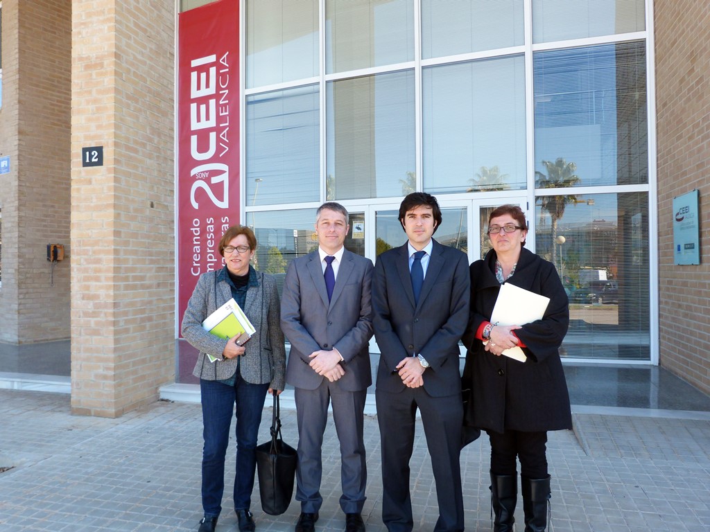 Visita del Ayuntamiento de Oliva a CEEI Valencia