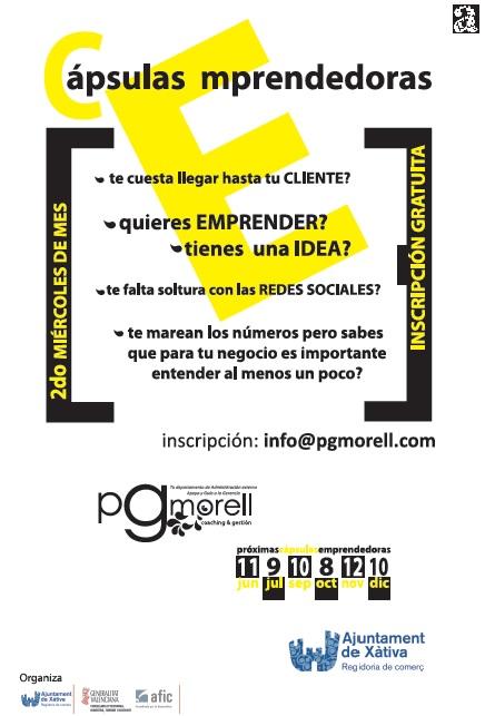 C�psulas Emprendedoras X�tiva - Julio