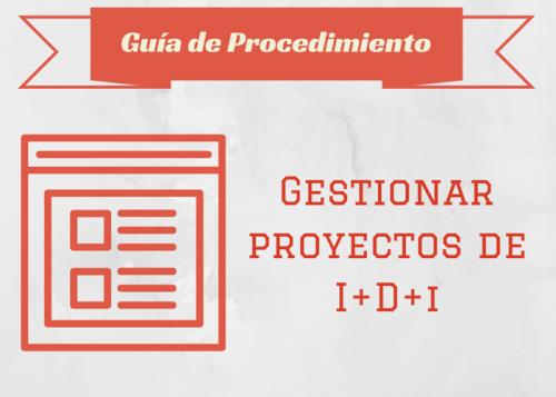 carteleria Guía Proc. Gestionar proyectos de I+D+i