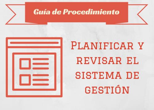 Guía Proc. Planificar y revisar el sistema de gestión