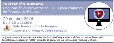 Financiaci�n de proyectos de I+D+i para empresas de Tecnolog�as M�dicas