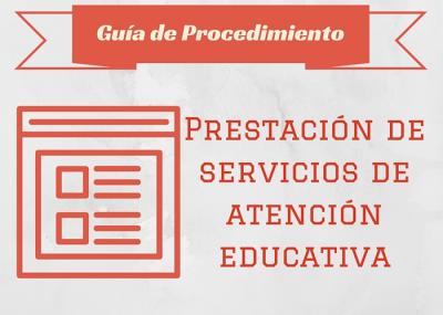 portada guia prestación de servicios de atencion educativa