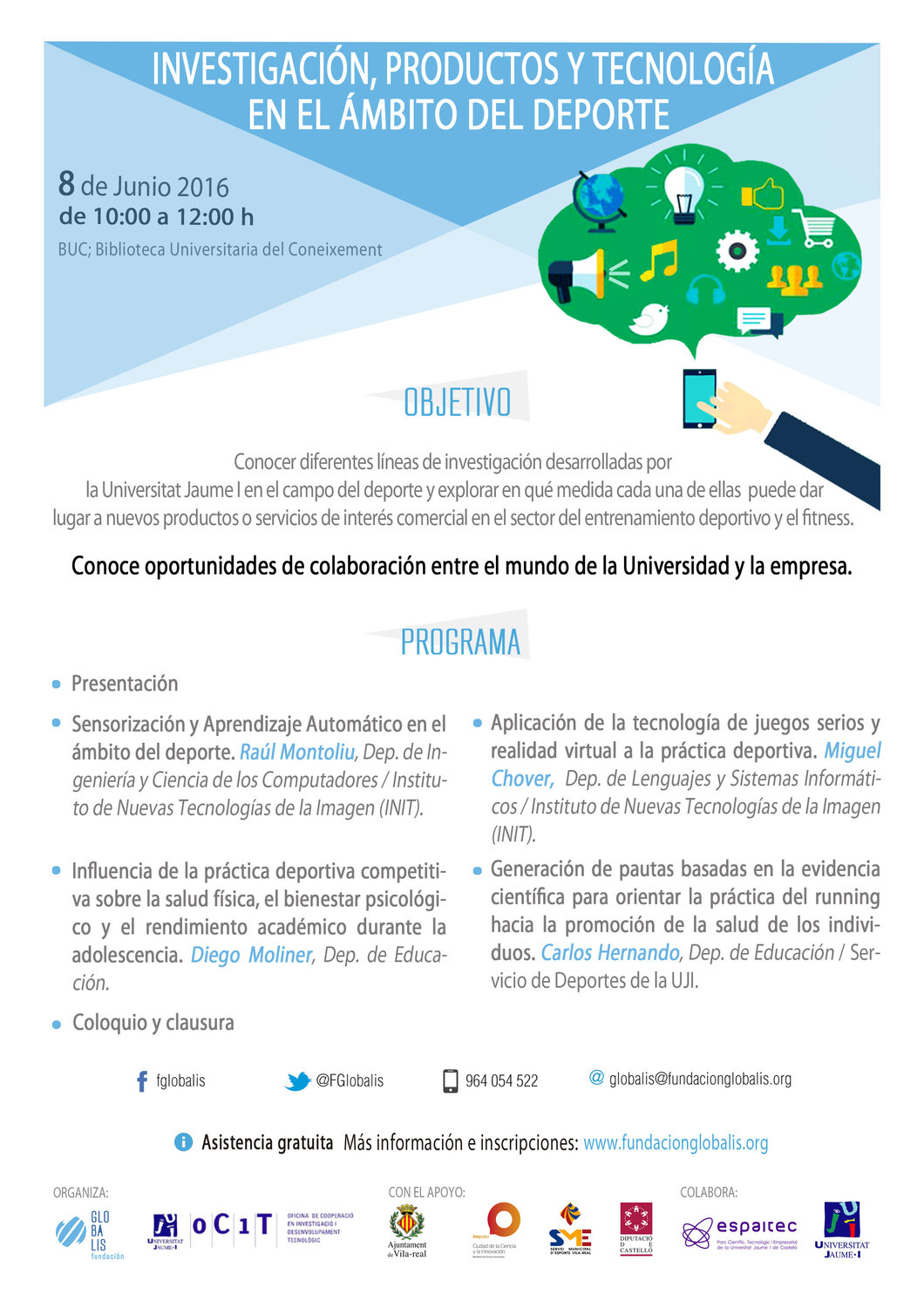 Investigación, productos y tecnología en el ámbito del deporte