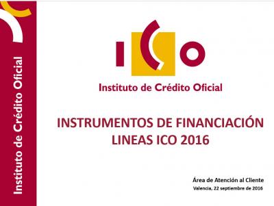 Instrumentos de Financiación ICO