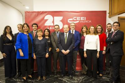 El equipo del CEEI Valencia #25aosceei
