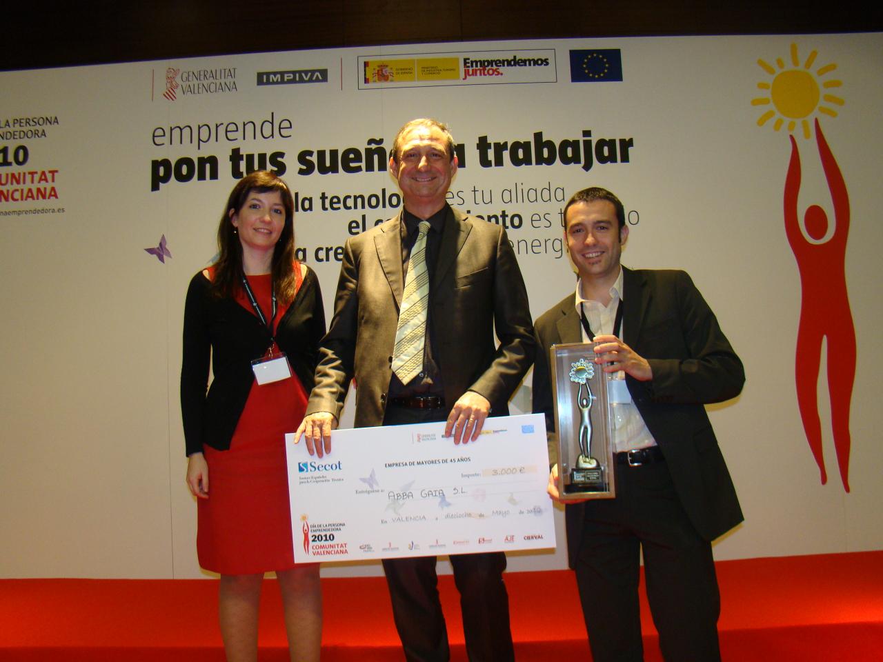 Abba Gaia SL, mejor empresa mayores de 45 aos, DPE CV 2010