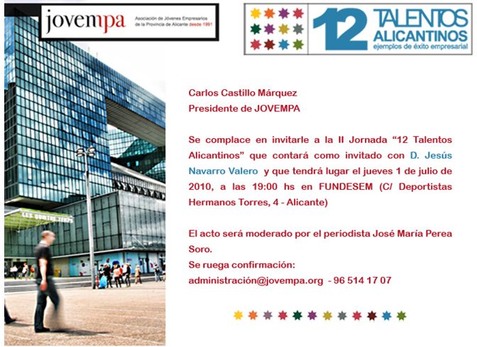 12 talentos alicantinos