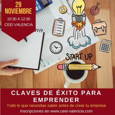 Imagen Sesin Emprendedores 29 de noviembre CEEI Valencia