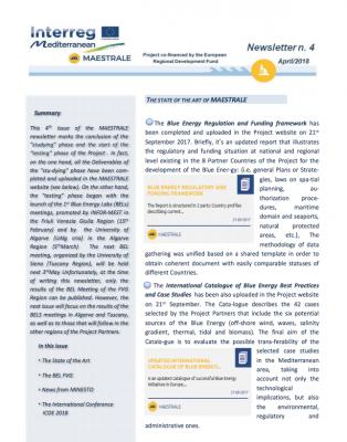 MAESTRALE Newsletter 4