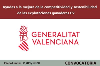 Ayudas explotaciones ganaderas CV 2020