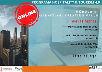 Programa de la 4 sesin CdT. Marketing: Creating Value