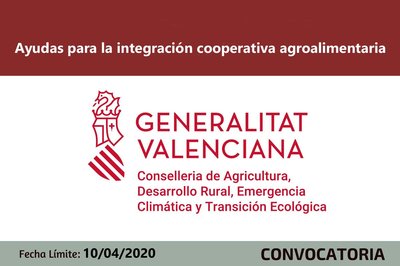Ayudas integraci�n cooperativas valencianas
