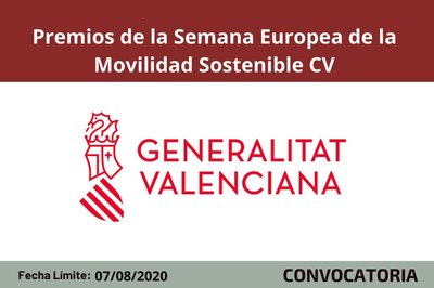 Premios de la Semana Europea de la Movilidad Sostenible CV 2020