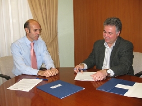 Firma convenio colaboración con ADL Alicante