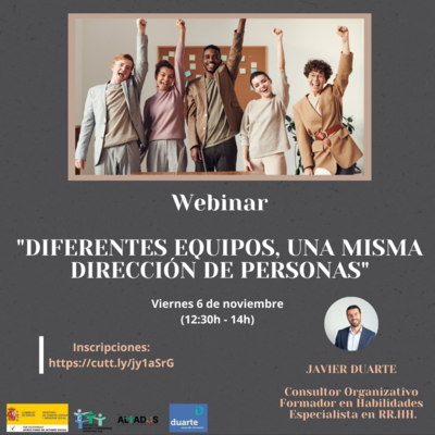 Webinar: "Diferentes equipos, una misma direccin de personas"