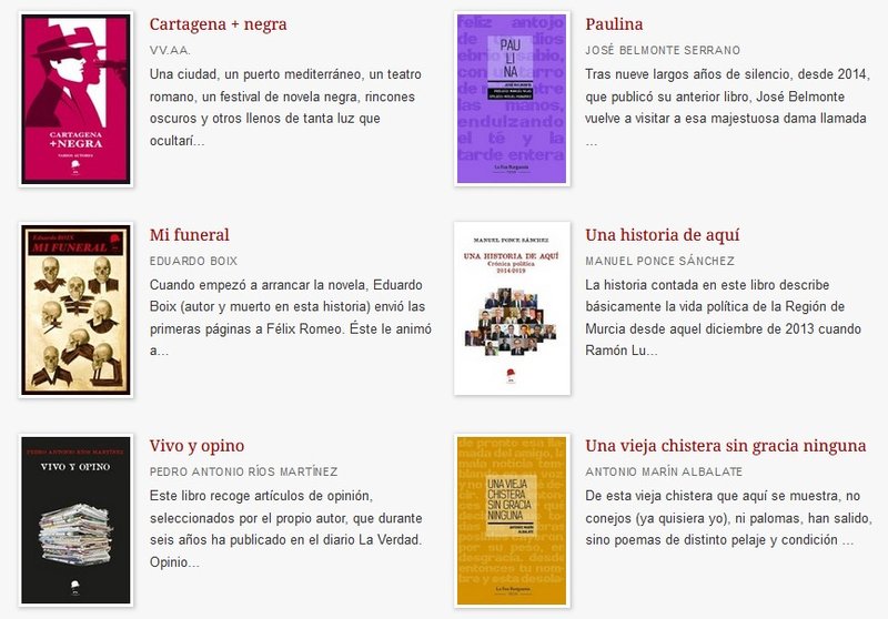 Catálogo de La Fea Burguesía Ediciones